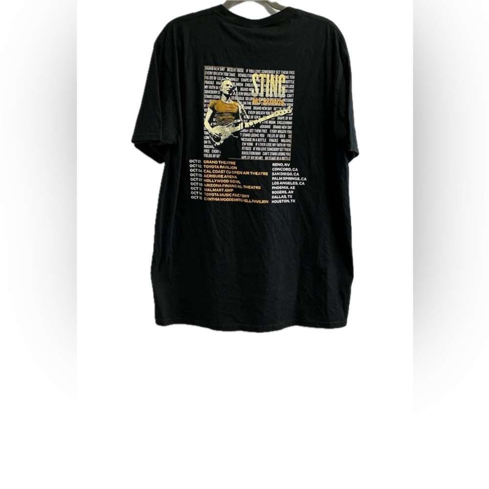 Sting My Songs Tour 2023 graphic tee - Picture 2 of 2